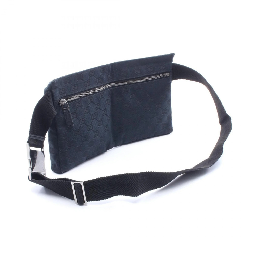 GUCCI Black Leather Fanny Pack - Picture 2 of 7